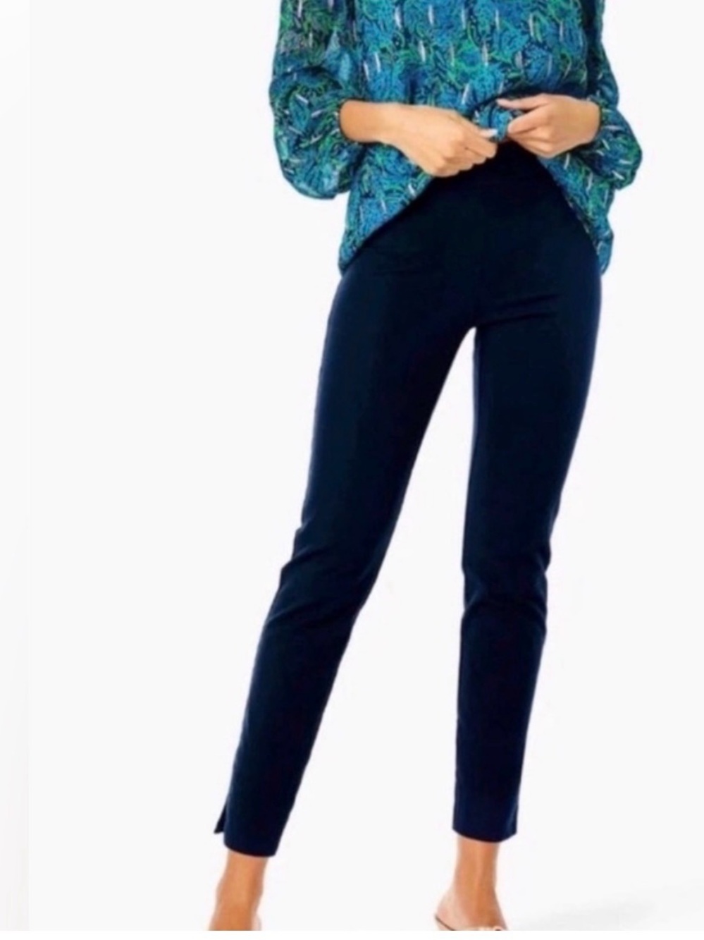 Lilly Pulitzer Merrin High-Rise Bi-Stretch Pant size 12